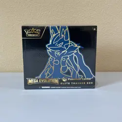 Pokemon Center Mega Evolution Elite Trainer Box ETB Lucario Sealed - Image 1