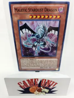 YuGiOh Malefic Stardust Dragon CT08-EN014 Limited Edition Super Rare NM - Image 1