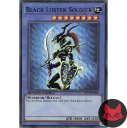 Yugioh Black Luster Soldier STP3-EN008 Super Rare NM - Image 1