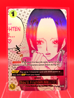 2025 One Piece You'll Frighten Me... Alternate Art Azure Sea's Seven #OP14-118 - Image 1