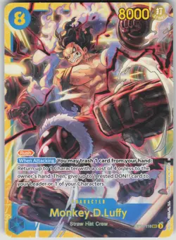 One Piece TCG Monkey.D.Luffy - (Nami Deck) SEC Learn Together Deck Set OP11-118 - Image 1