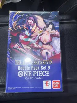 One Piece TCG: Double Pack Set 9 The Azure Sea's Seven - FACTORY SEALED! - Image 1