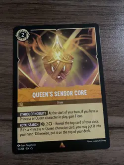 Disney Lorcana Shimmering Skies - 31/204 - Queen's Sensor Core - Rare Non Foil - Image 1