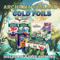 Disney Lorcana: Archazia's Island #1-204 [Near-Mint] [Free Shipping] [COLD-FOIL] - Image 1
