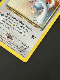 Pokemon Lugia Holo Rare TCG Card 9/111 Neo Genesis 90 HP Basic Unlimited - Image 4