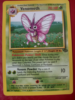 Venomoth | 29/64 | Mint/NM | Jungle | Pokemon Card - Image 1