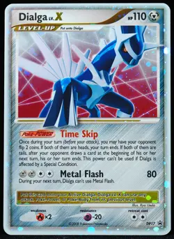Dialga LV.X #DP17 NM/EX Small Dents Pokemon Card - Image 1