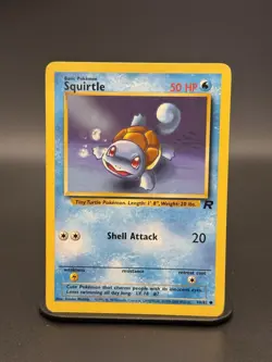 Squirtle 68/82 Team Rocket (MP) VINTAGE POKEMON CARDS - Image 1