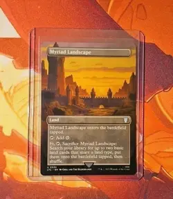 Myriad Landscape - BORDERLESS MTG Commander The Lord of the Rings LOTR: NM - Image 1
