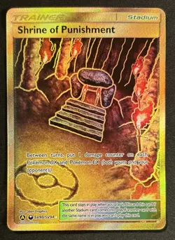 Shrine of Punishment SV90/SV94 Pokemon Hidden Fates Shiny Vault Secret Rare NM - Image 1