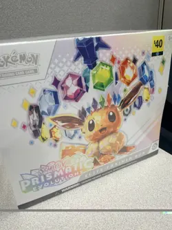 Pokemon Prismatic Evolutions Elite Trainer Box Factory Sealed ETB - Image 1