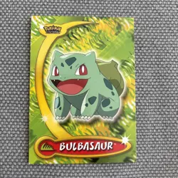 2004 Pokemon Topps Advance Challenge Holo Foil Bulbasaur #11 LP - Image 1