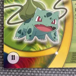 2004 Pokemon Topps Advance Challenge Holo Foil Bulbasaur #11 LP - Image 5