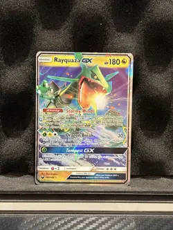 Rayquaza GX - 109/168 - Pokemon Celestial Storm Sun & Moon Ultra Rare Card LP - Image 1