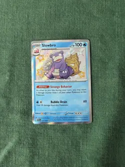 Pokemon TCG Paldean Fates Slowbro Baby Shiny 117/091 Holo NM - Image 1