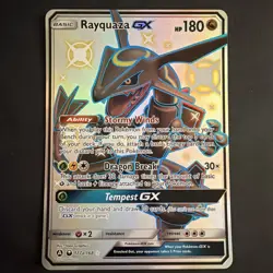 Rayquaza GX 177A/168 Alternate Art Holo Jumbo Promo Pokemon Card NM - Image 1