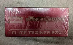 POKEMON TCG XY Breakpoint Red ELITE TRAINER Factory Sealed Box Gyaradoa - Image 4