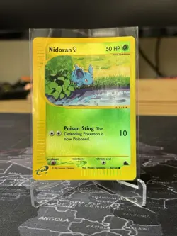 Nidoran F 82/144 Pokemon Skyridge Reverse Holo NM - Image 1