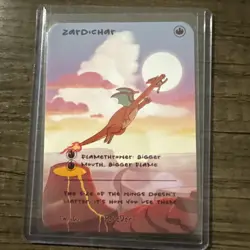 Pokederp Holo Zardichar Charizard Fan Art by JWILLYGUY Pokemon - Image 1