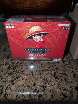 One Piece Carrying On His Will OP-13 English Booster Box Factory Sealed - Bandai - Image 1