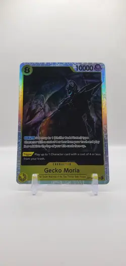 Gecko Moria SR OP14-104 OP14 One Piece The Azure Sea's Seven - Image 1