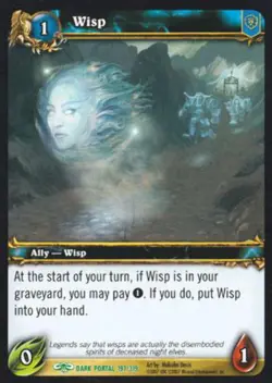 World of Warcraft TCG Wisp - Through the Dark Portal 197/319 - Image 1