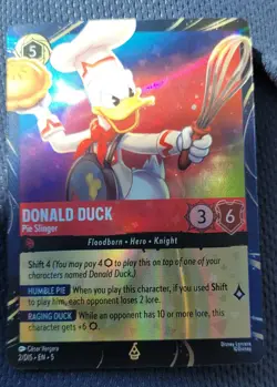 Disney Lorcana Magical Places EPCOT 2026 Rapunzel & Donald Duck Promo Cards - Image 4
