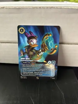 Disney Lorcana - Daisy Duck Paranormal Investigator 23/P3 Participant Promo QTY - Image 1
