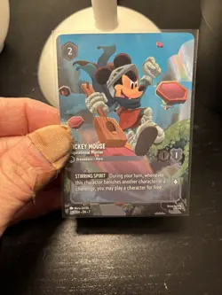 Disney Lorcana Mickey Mouse - Inspirational Warrior Enchanted Archazia's Island - Image 2