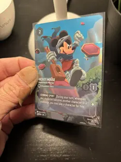 Disney Lorcana Mickey Mouse - Inspirational Warrior Enchanted Archazia's Island - Image 3