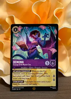 Disney Lorcana Whispers in the Well ~ Demona - Scourge of the Wyvern Clan 55/204 - Image 1