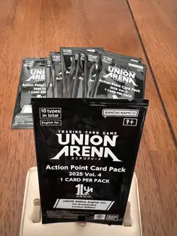Union Arena TCG Action Point Card Pack 2025 Vol.4 English Set of 12 - Image 2