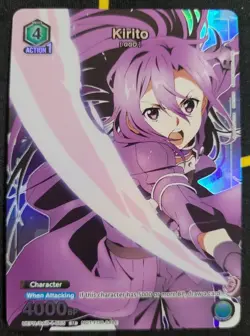 Kirito Silver Alt Art Promo Card Event Pack Union Arena Sword Art Online - Image 1