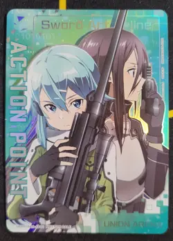 Sword Art Online Sinon Action Point Foil UEPR /SAO-AP01 NM Union Arena Promo - Image 1