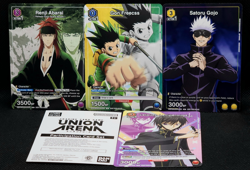 Participation Pack SET Union Arena Promo English Lelouch, Gon, Gojo, Renji - Image 1