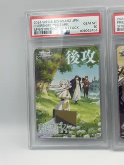 PSA 10 Weiss Schwarz JP Frieren Beyond Journey's Going First Going Second Set - Image 4