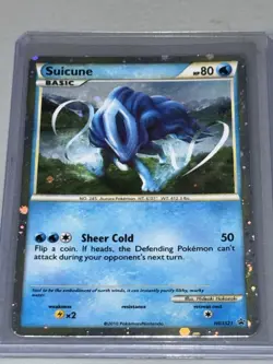 Pokemon TCG Suicune Heartgold & Soulsilver HGSS21 Black Star Promo Holo Card - Image 1