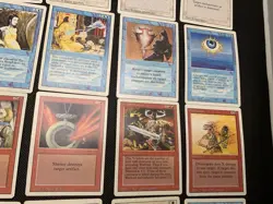 Vintage MTG Card Lot 25pc Magic The Gathering Revised White Border 90's #1 - Image 5