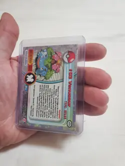 Venusaur #3 LP Topps BLUE LOGO - NON-HOLO - Pokemon Card - TV Animation Series 1 - Image 2