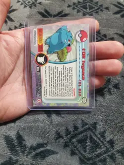Topps Series 1 Ivysaur 02 LP/NM -Pokemon Card- Black Logo - Image 2
