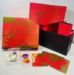 Pokemon Scarlet And Violet EMPTY Elite Trainer Box, Dice, Coins, Divider Cards - Image 2