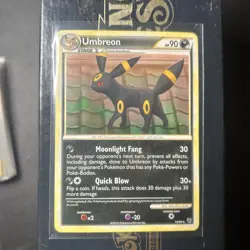 Pokemon TCG Umbreon 10/90 HGSS Undaunted Non Holo Card LP 2010 - Image 1