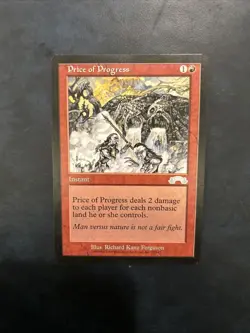 Price of Progress Exodus MtG Magic Red Uncommon Card Cards - Image 1