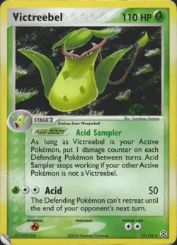 Victreebel 17/112 Holo Rare FireRed & LeafGreen Pokemon Card DMG - Image 1