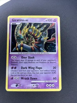 Giratina LV.63 Holo Rare Card #10/127 Vintage, Lightly Played - Image 1