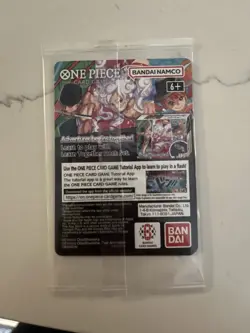 Bandai One Piece Card Game Monkey D. Luffy US Voyage College Basketball Promo - Image 2