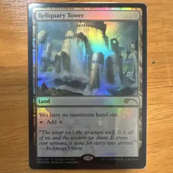 Magic: The Gathering Reliquary Tower Bring-a-Friend Land Promo Foil Colorless - Image 1