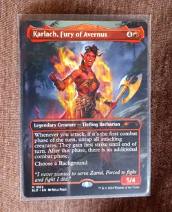 112 Karlach, Fury of Avernus Secret Lair non-foil SLD #1802 NM Never Played MTG - Image 1