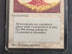 Conversion - Alpha - LP - MTG - Magic The Gathering - White - Enchant - Image 2