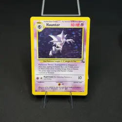 LP Haunter 6/62 Holo Rare Fossil Set Pokemon Trading Card WOTC Vintage 1999 - Image 1